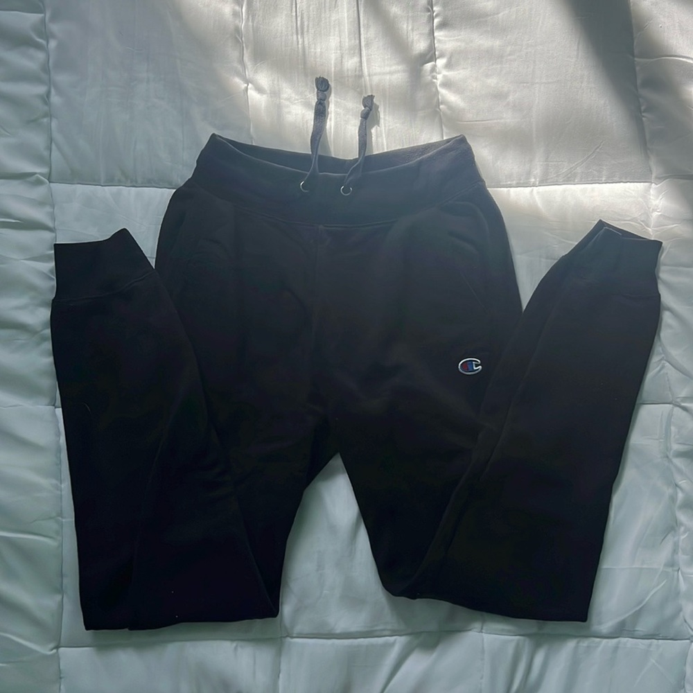 Champion black jogger sweatpants. XS.